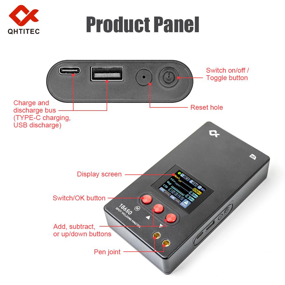 JCD Portable Handheld Intelligent Color Screen Spot Welding DIY Mini Welding Machine Reparir Tool for 18650 Battery