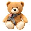 High Quality Plush Toy Scarf Bear Doll Soft Stuffed Animal Children Birthday Gift Pillow Home Living Room Bedroom Decor