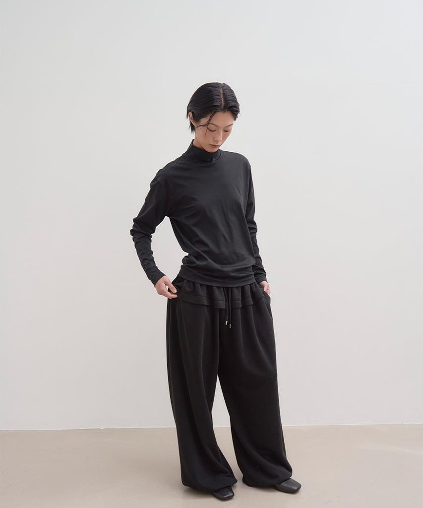 Wenio Layered Wide Sweatpants_2Color