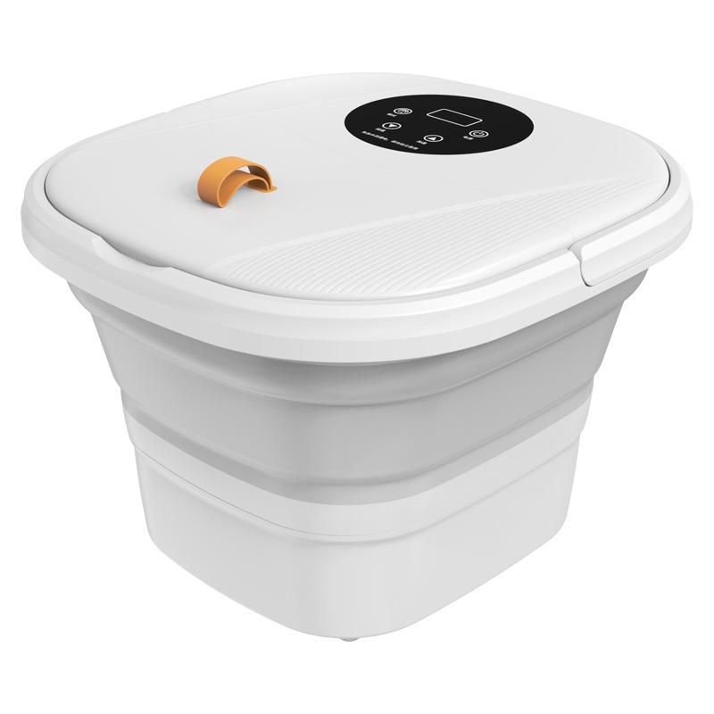 Foldable Foot Spa Basin with Constant Temperature Heating and Electric Massager