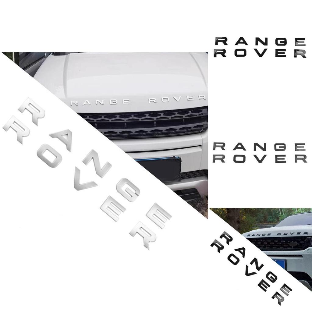 Range Rover Car Emblem Badge With Mirror Finish For Suv Decor