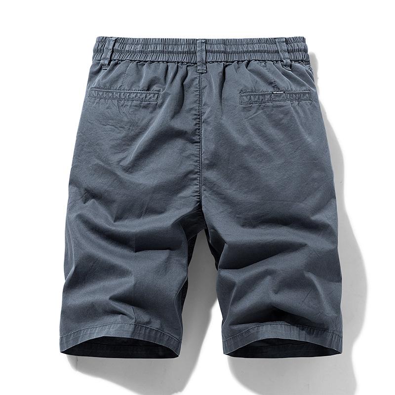 Pánské letní outdoorové pracovní šortky JAYSCE módní volné prodyšné kapesní capris ležérní mikroelastické pevné kalhoty cargo