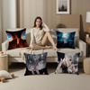 S-Satoru G-Gojo Anime Pillowcase Toon Gift Cushion Cover Bedroom Home Sofa Chair Seat Decor Pillow Case