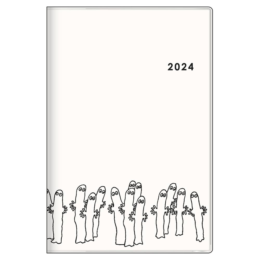 

Sunstar Stationery Moomin 2024 Недельный S2956764 Планировщик, А5, Белый, белый