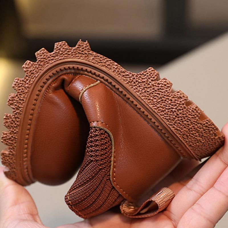 Dívčí podzimní a zimní nová móda pro malé holčičky Všestranné dětské boty krátké kozačky Kojenecké kozačky s měkkou podrážkou