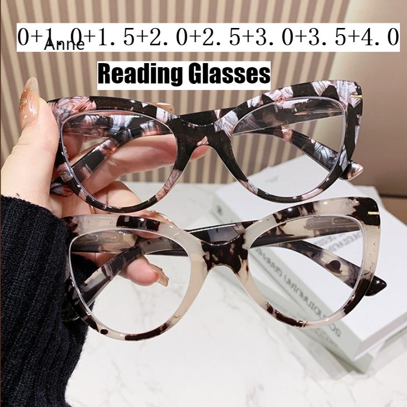Vintage Designer Cat Eye Reading Glasses Women For Optical Vintage Ladies Eyeglass Frame Female Eyewear Diopter Frame Gafas