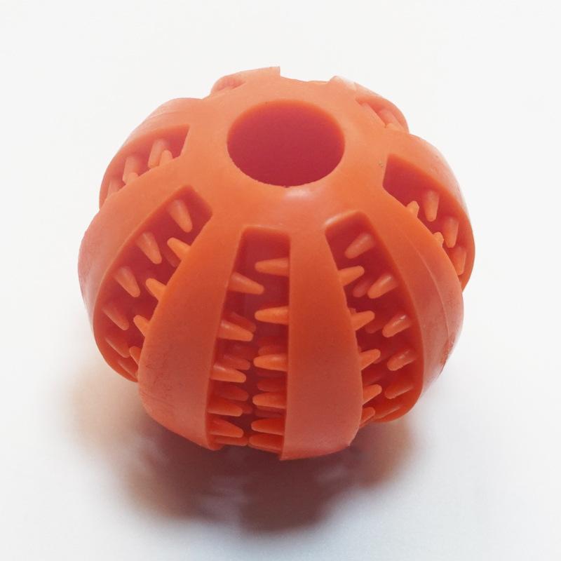 Puppy Teething Chew Clean Toy Balls Interactive Dog Treat Dispensing Ball Rubber Small Pet Enrichment Brain Stimulating Games