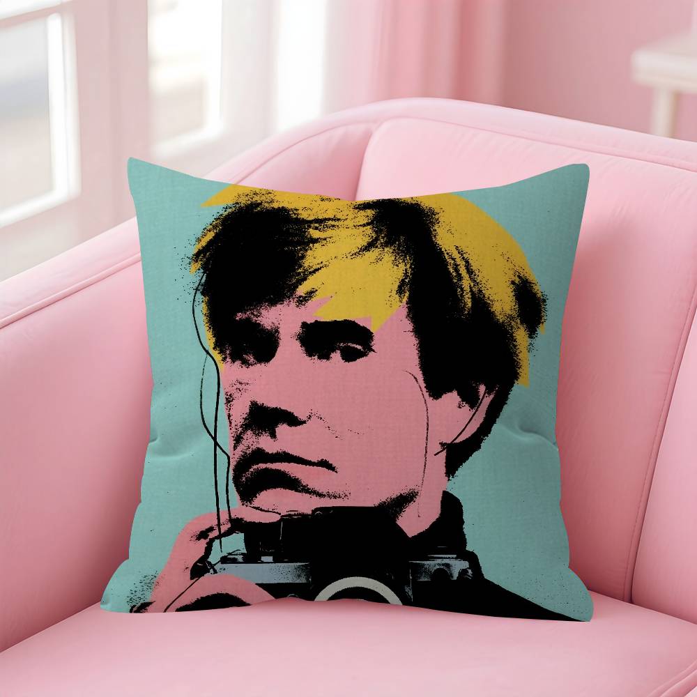 AAndy WWarhol Art Cushion Cover Car Throw Pillow Case For Sofa Car Christmas Gift