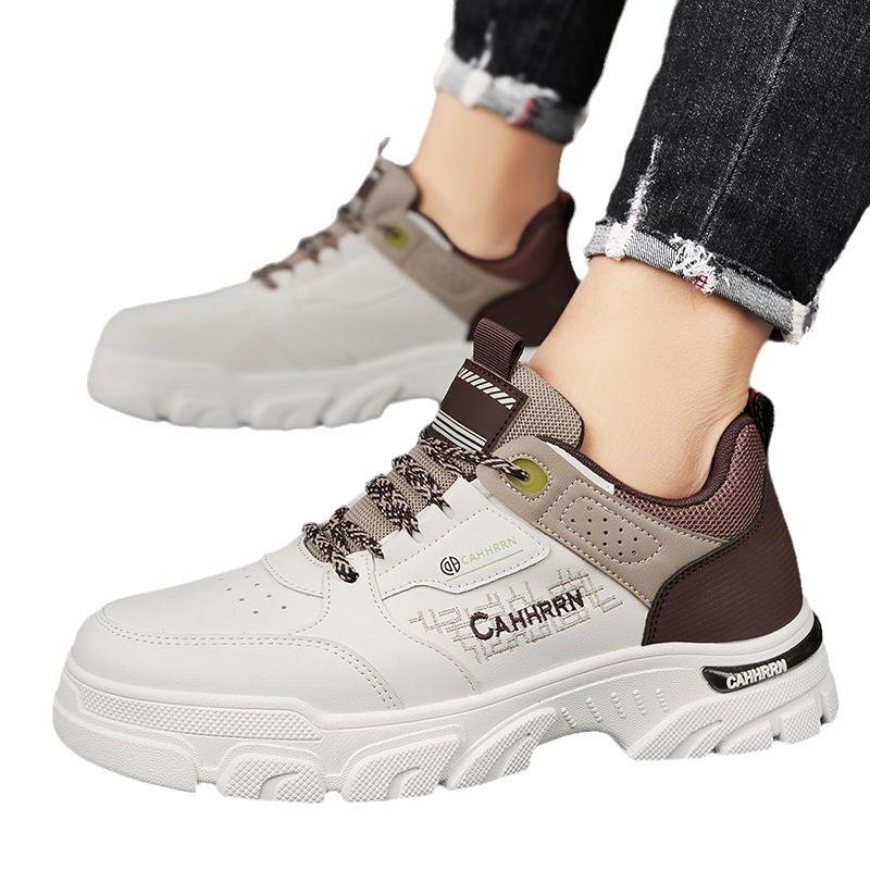 Shoes Men's Shoes New Spring Men's Height Enhancing Sports Work Shoes for Teenagers Casual Low-top Martin Boots