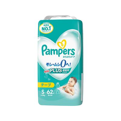 P&G P&G Ιαπωνίας Pampers Πάνα Soft Care S (Ταινία-κασέτα) Συσκευασία 62 τεμαχίων