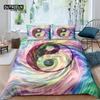 Gossip Duvet Cover King Boho Trippy Psychedelic Art Quilt Cover Microfiber Traditional Ying Yang Theme Bedding Set For Girl Boys