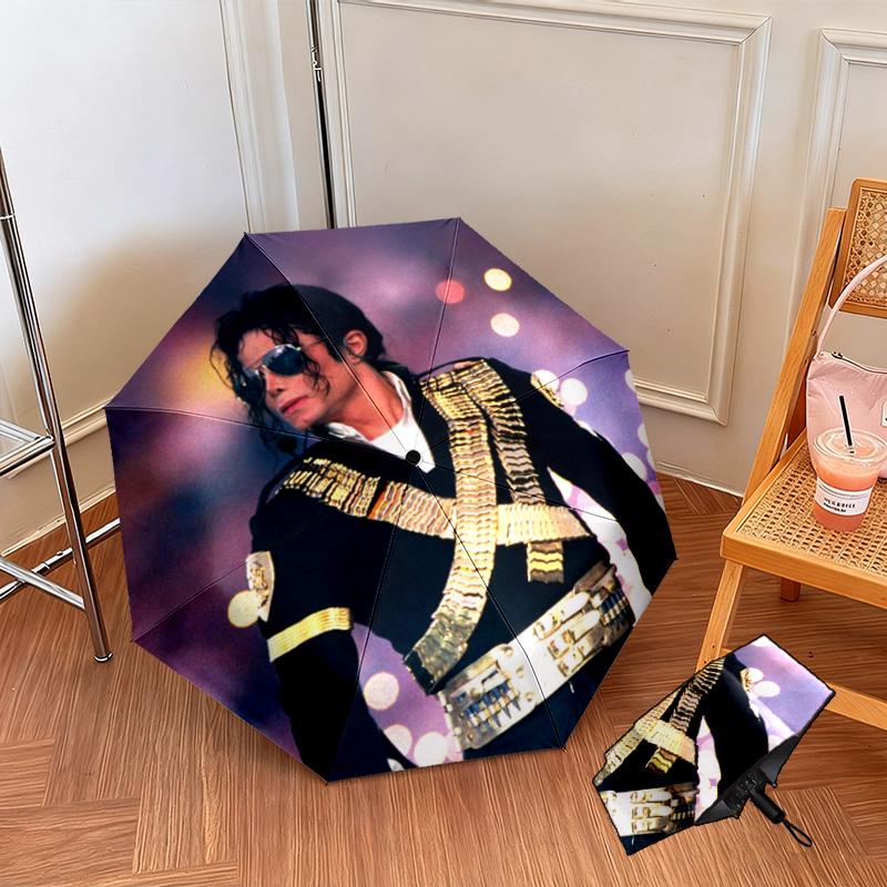 Der renommierte amerikanische Grammy-Gewinner Michael Jackson Regenschirm ist für alle Jahreszeiten geeignet, einschließlich Zuhause, Reisen und Outdoor-Aktivitäten Y5