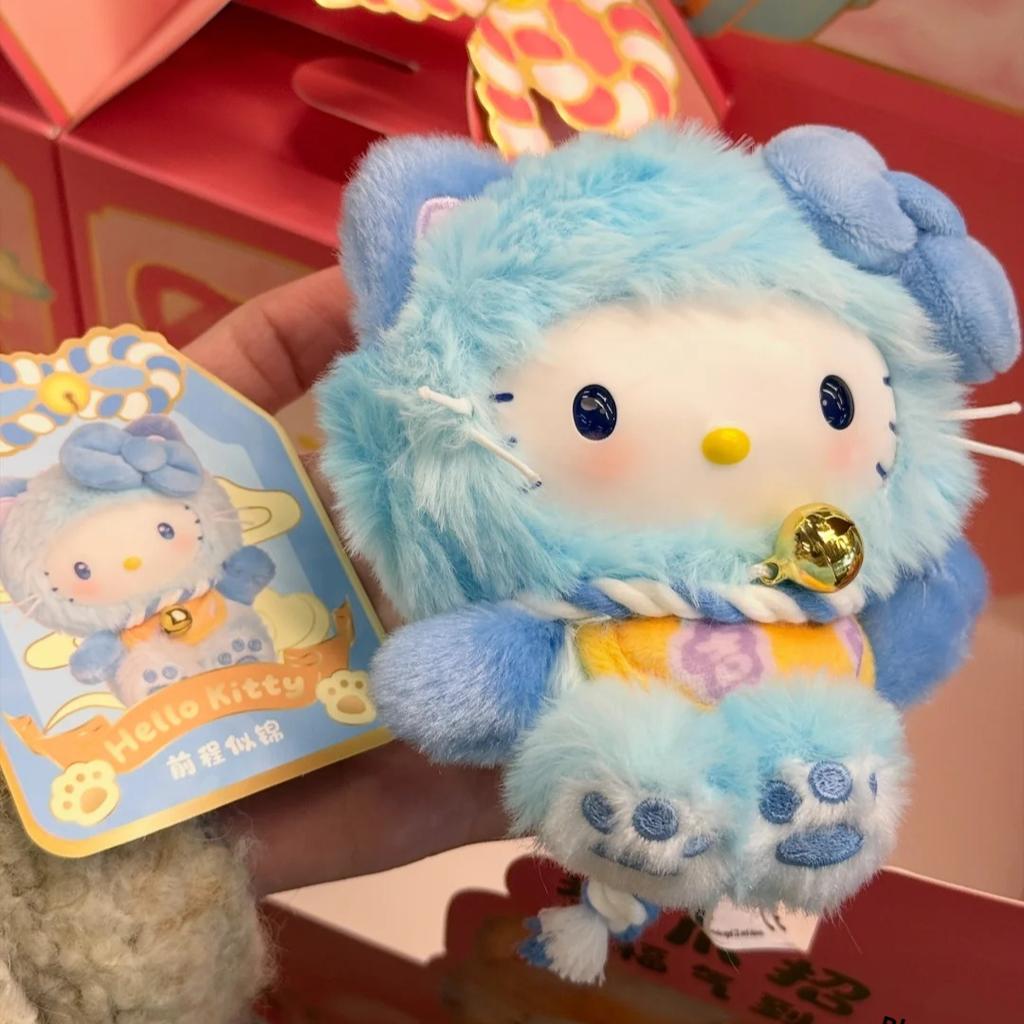 Genuine In Stock Hellokitty Meow Meow Blessing Vinyl Plush Blind Box Bag Pendant Trendy Toy Cute Gift For Girls Holiday Surprise