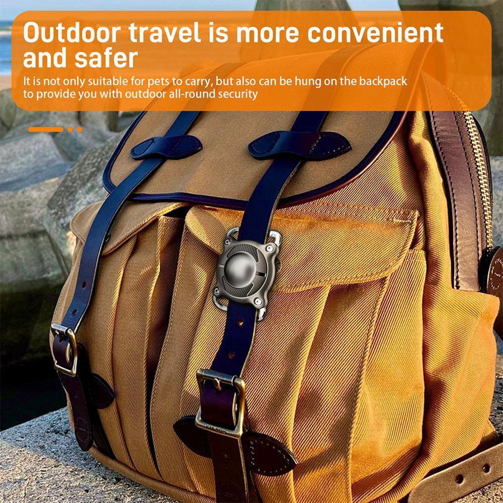 for AirTag GPS Locator Dog Cat Pet Collar Protective Case Waterproof Durable PC Holder for Air Tag GPS Tracking Device
