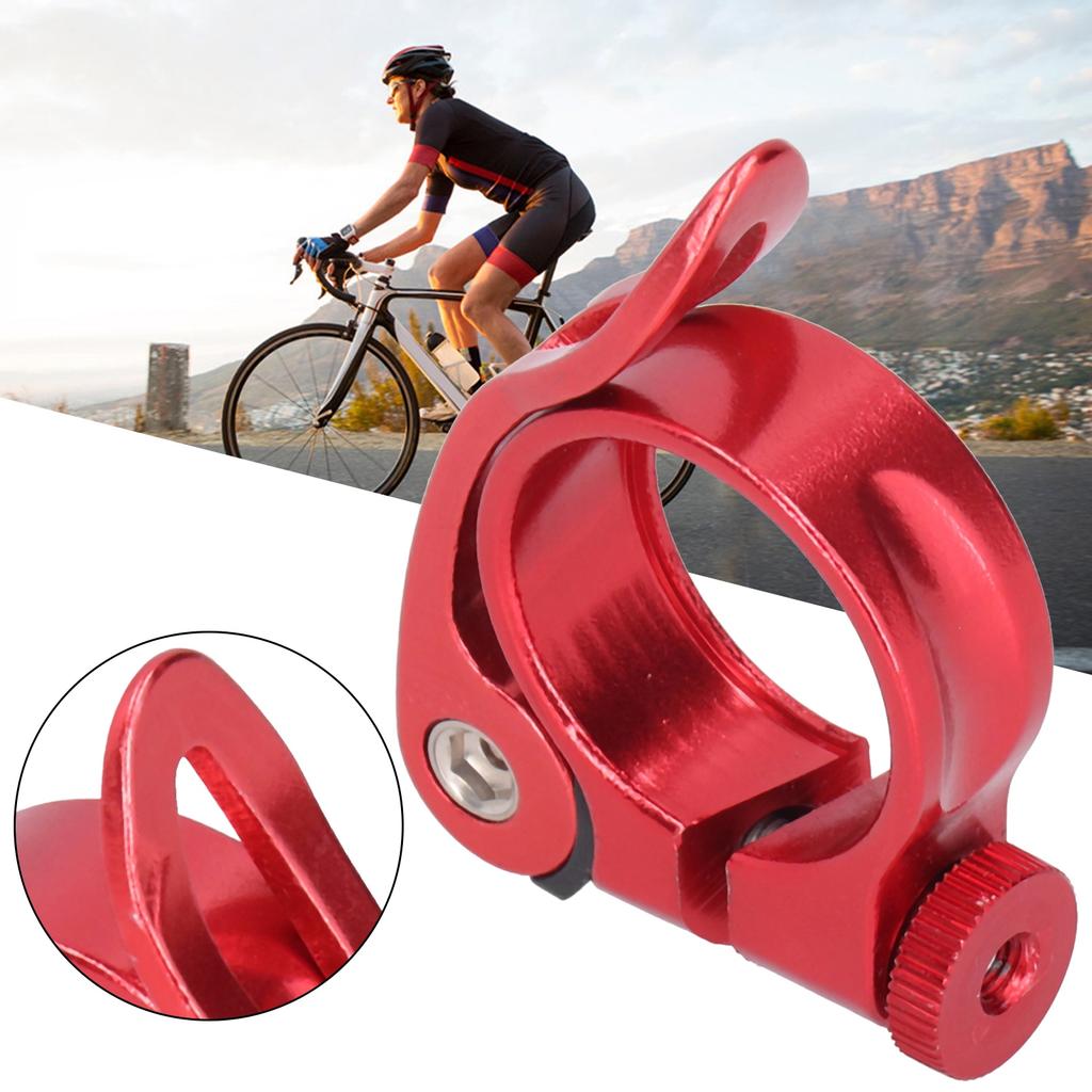 2PcsCelsiusSet 31.8MM Seatpost Clamp Quick Release Clip for 27.2MM Bike Seatpost