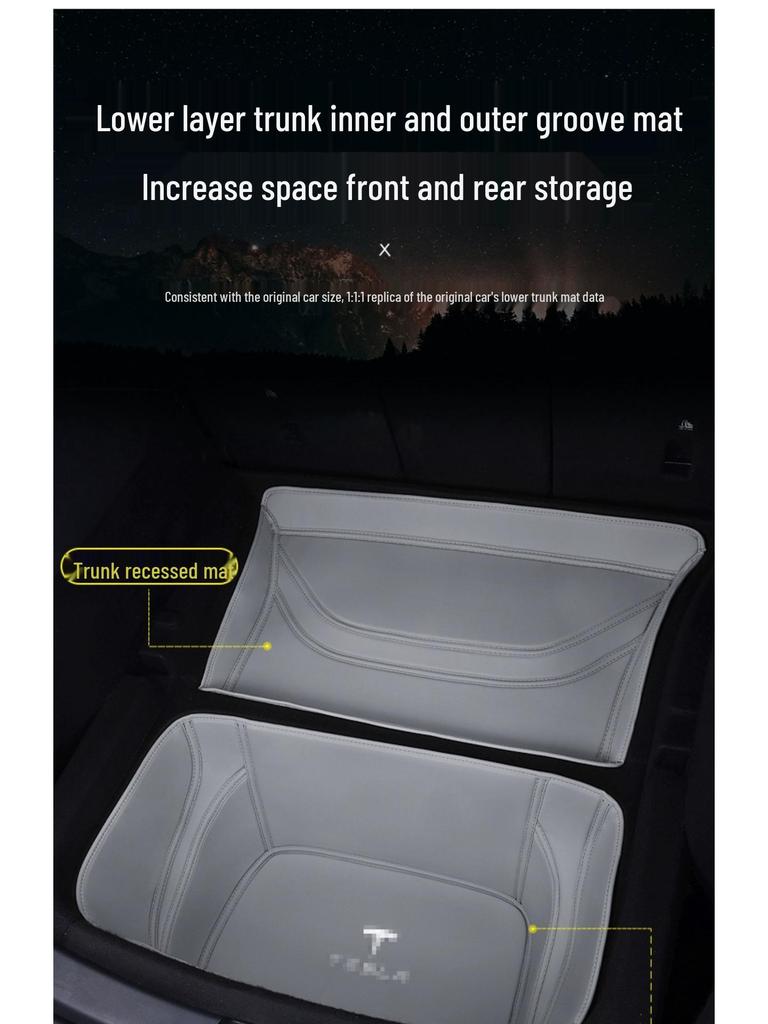 Full Coverage Trunk Mat for Tesla Model Y - Maodou Accessories