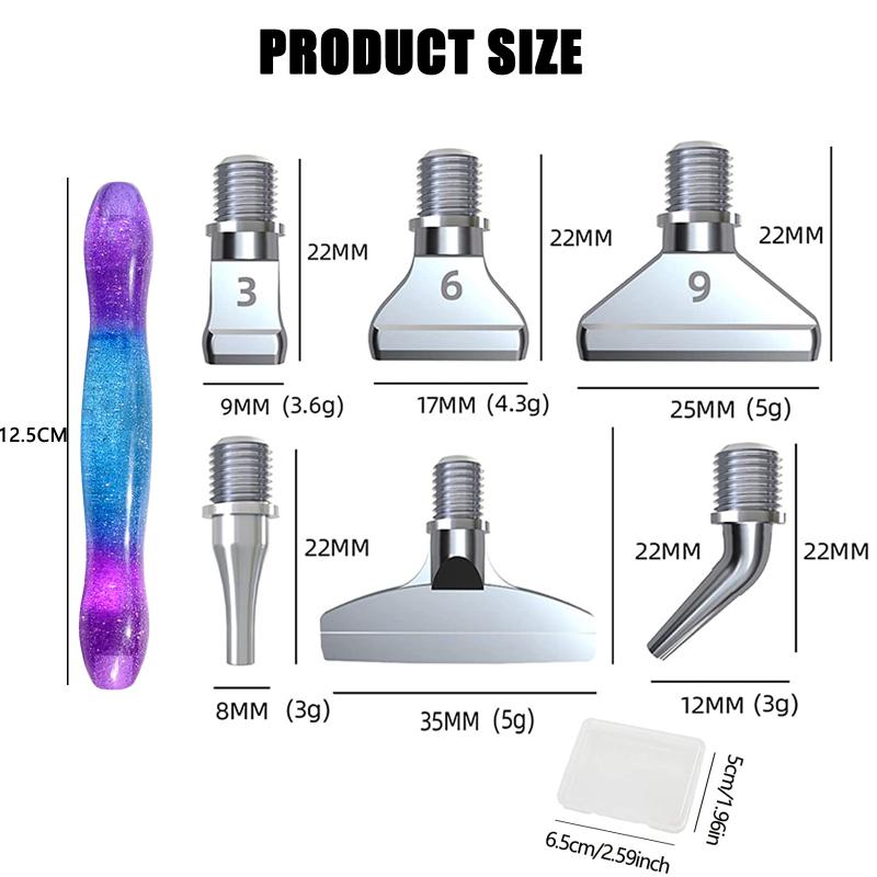Diy Metal Tips Diamond Painting Pen Kits Comfort Grip Diamond Painting Accessories Tools For Diy