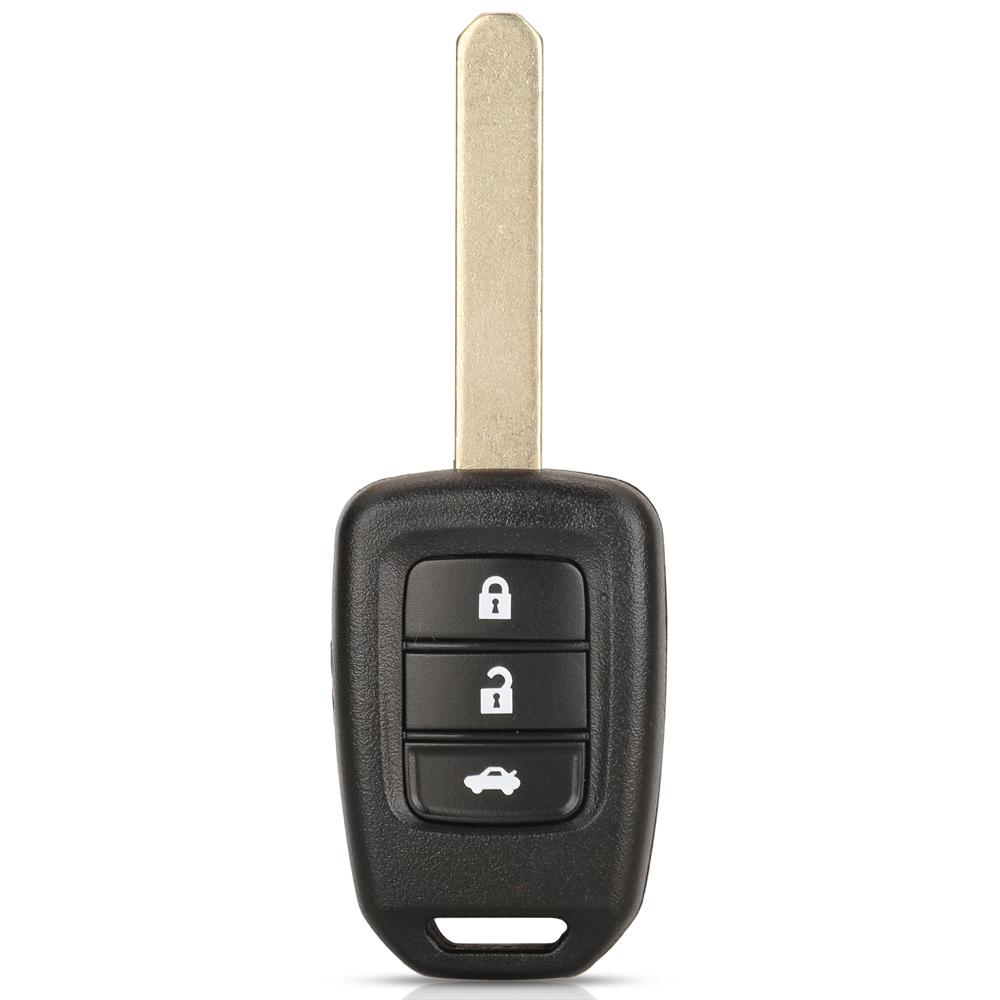 

Jingyuqin Автомобильный ключ PCF7961 Чип Дистанционный брелок для Honda 2013-2015 CRV 2013-2017 Accord Civic Fit MLBHLIK6-1TA ID47 313,8/433 МГц 433mhz сожжены оранжевый