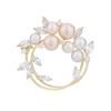 Star Pearl Flower Ring Pin - A Luxurious Design Pearl Brooch with A Light and Exquisite Touch.