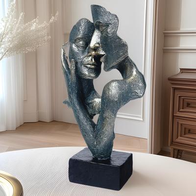Mască de Cuplu Artizanat European din Rășină Personalizat Acasă Desktop Lux Ușor Ornamente pentru Decorarea Camerei