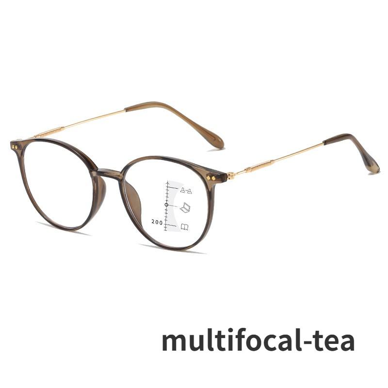 

Сверхлегкие прогрессивные очки в стиле ретро для женщин и мужчин, мультифокальные очки, классические анти-синие очки для дальней дальнозоркости, очки для пресбиопии +3.0