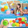 Balles d'Eau Jouet Balles Éponges d'Eau Réutilisables pour Piscine Ballons Trempeurs Portables Jouet Interactif pour Piscines Plage Jardin