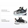 Kinder Synthetikleder Low-Top Laufschuhe Kinder Sneaker Schwarz Weiß Blau 312439921N-1