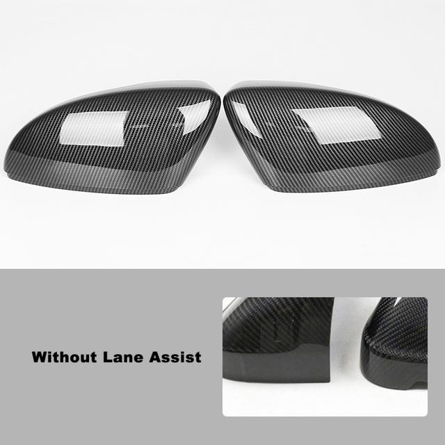 TOPC Hohe Qualität Für Volkswagen VW Käfer CC Eos Passat Jetta Scirocco Vollständiger Ersatz Spiegelabdeckung in Carbonfaser-Optik