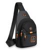 Unisex Oxford Crossbody Bag - Compact Chest Pack for Men (Lightweight & Waterproof - Perfect for Running Errands & Outings)