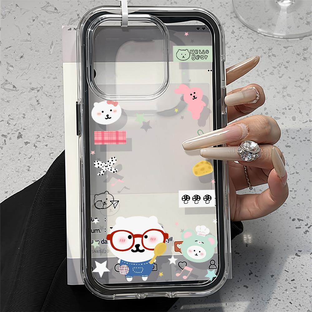 Painted Phone Case for iPhone 17 11 12 13 14 15 16 iPhone 17 12 13 14 15 16 Pro 17 12 13 14 15 16 Pro Max  High Quality Painted Animal Cute Phone Case