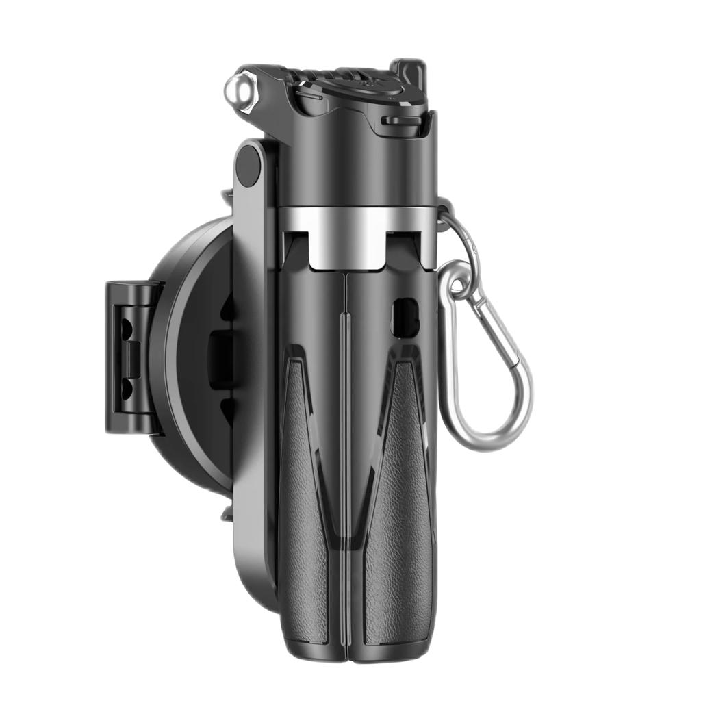 3 In 1 Tripod Selfie Sticks for Smart Phone Magnetic Hand Grip Mini Handle Bracket Stand for Vlog Live Broadcast Self-timer