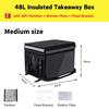 32L/48L/62L Essensliefertasche Motorradlieferung Lebensmittelgeschäft Mitnahmetasche Isoliertes Mitnahmebox