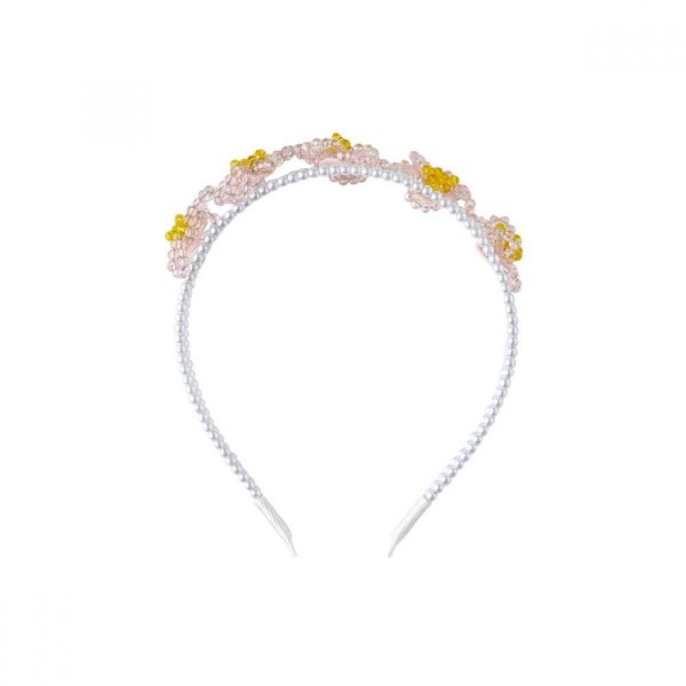 

Rulabi Little Ground Flower Pearl Hair Band 76112 873 07 WHITE/FREE