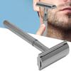 Men Manual   Zinc Alloy NonSlip CloseFitting DoubleSided Blade Shaving Knife(Silver )