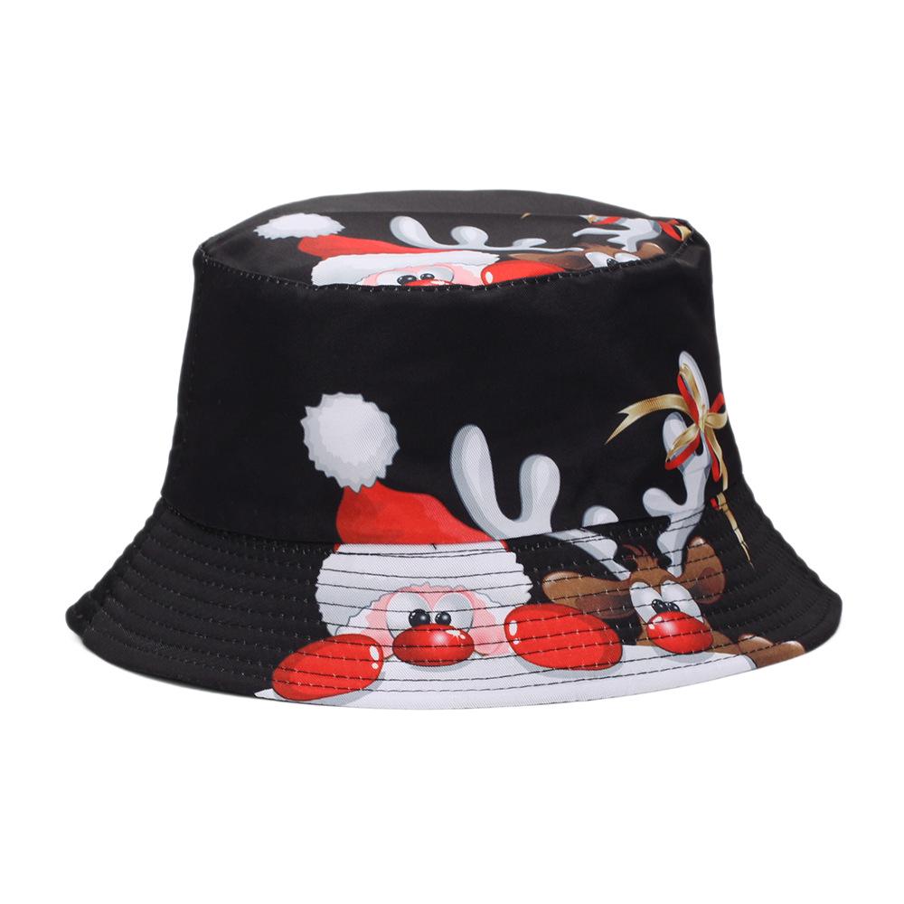 Personalisierter Weihnachts-Print Outdoor Fischerhut - Weihnachtsmann-Design für Männer und Frauen