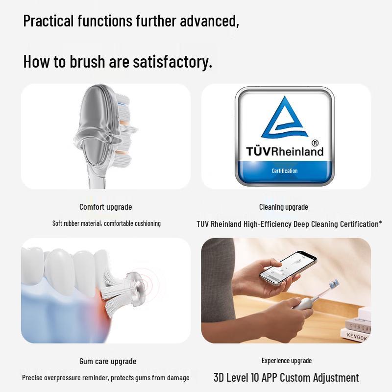 LAIFEN i2 Second Gen Sweeping-Vibration Electric Toothbrush CN plug (adapter included)
