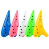 Golden Cicada 12-Hole Resin Alto Ocarina: Beginner-Friendly, Drop-Resistant Musical Instrument for Children and Professionals