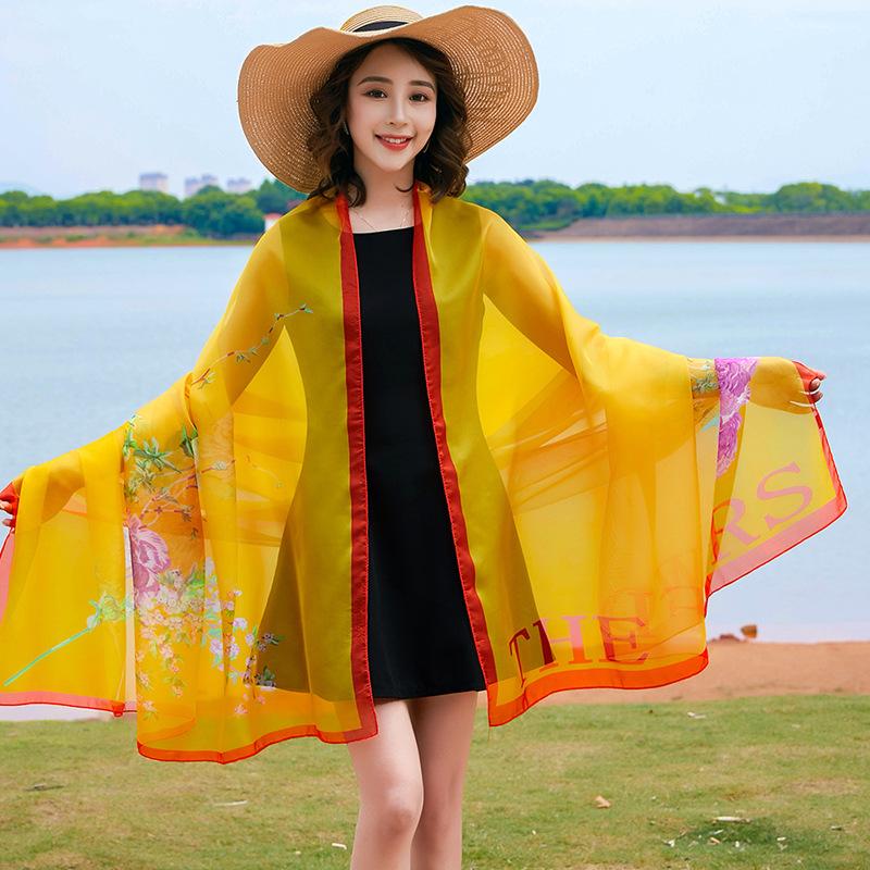 გაზაფხული/ზაფხული ახალი ქალის აბრეშუმის შარფი 90 * 90 სმ სიმულირებული აბრეშუმის ტილო კვადრატული შარფი მოდური პრინტიანი დიდი კვადრატული შარფი პროფესიონალური შარფი