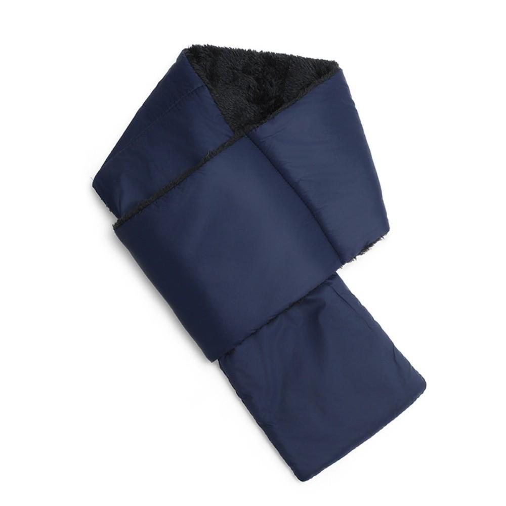 Down Cotton Winter Scarf Neck Protection Warmer Neck Scarf New Plush Scarves  Men Women