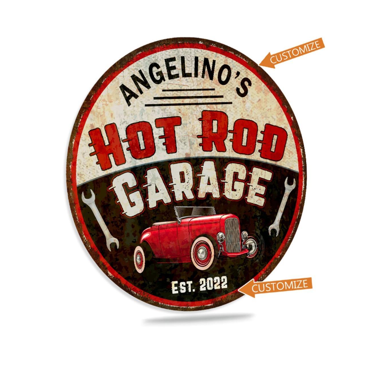 

Vintage Metal Tin Sign Garage Man Cave Wall Decor Retro Plaque белый