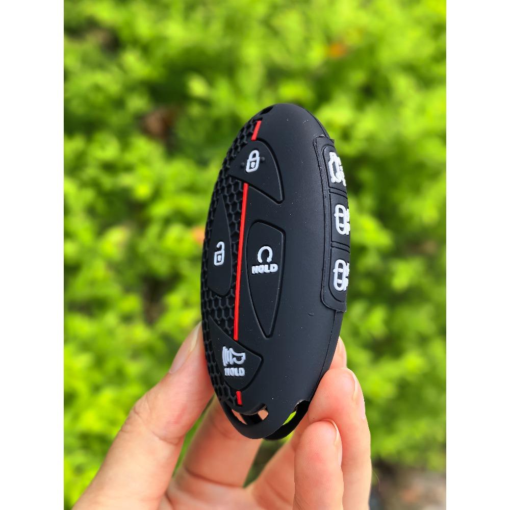 Custodia per Chiave Auto in Silicone per Hyundai Kona Ev N-Line Tucson 2025 Grandeur GN7 IONIQ 6 Santa Fe MX5 Garden Gl Chiave Remota Protezione