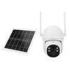 Solar Security Cameras Wireless Outdoor 3MP PT Surveillance Camera with 4G Card PIR Motion Sensor 2 Way Talk