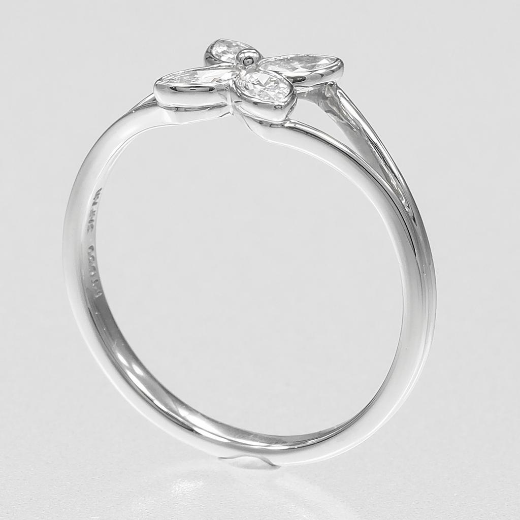 TIFFANY&Co. Victoria Ring Pt950Platinum/diamond #4.9(US Size) 2.78g Women Used