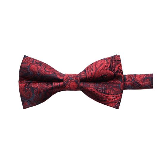 

Men Bow Tie Multiple Pattern Design Rich Color Red Wedding Neck Tie Lightweight Business Neckwear Formal Occasions Office Wear 15