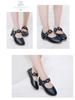 Kids' Leather Princess Shoes - Sizes 3-6: White & Black