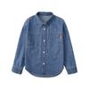 Boys' Casual Long Sleeve Denim Shirt