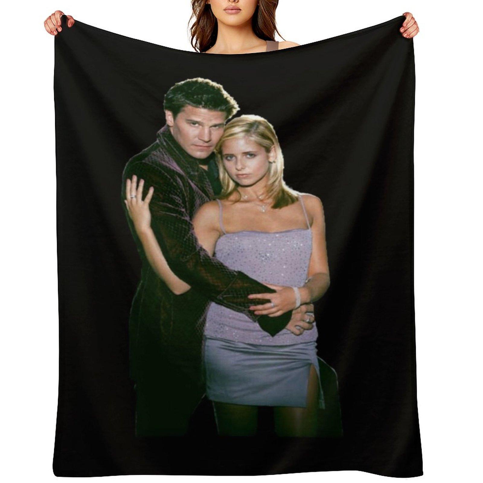 BUFFY-ANGEL Throw Blanket Sleeping Bag cosplay anime Sofas christmas decoration Blankets 30x40in