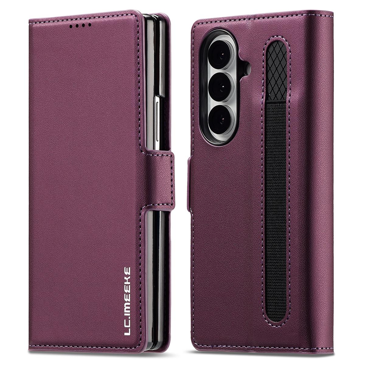 

Чохол LC.IMEEKE серії L1 для Samsung Galaxy Z Fold7 5G, гаманець зі штучної шкіри, підставка, захисна накладка для телефону E