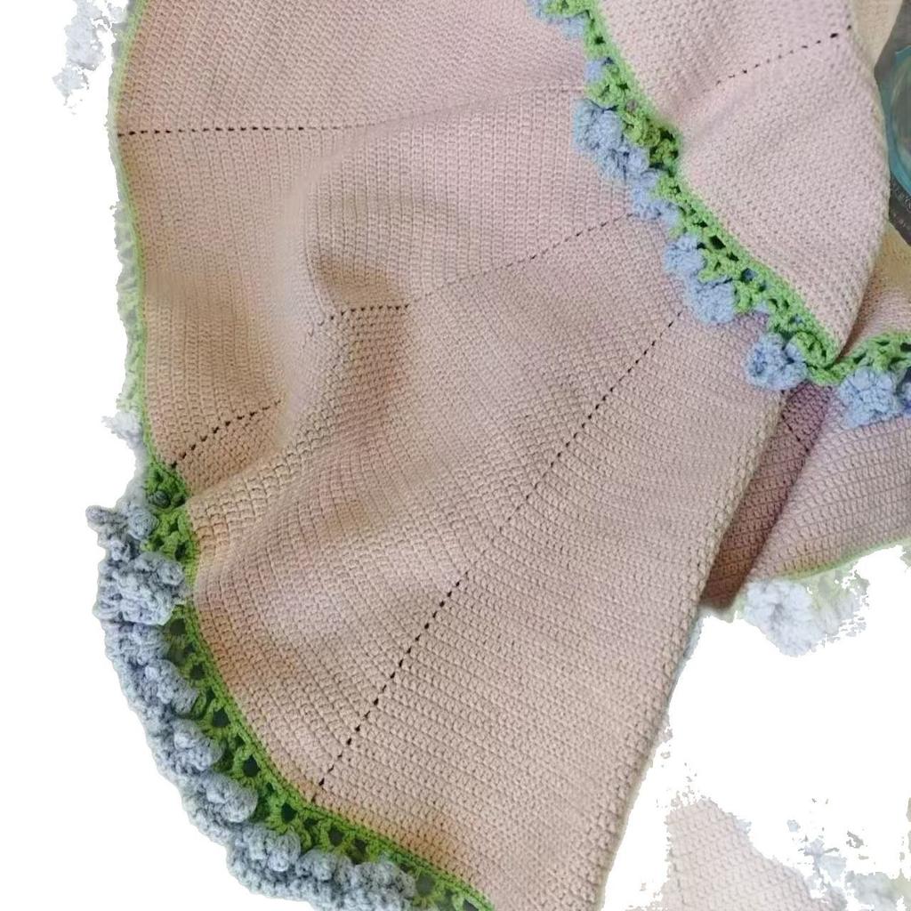 Handmade Wool Diy Bouquet Rose Blanket Material Pack Crocheted Lily Of The Valley Creative Gift Knitting