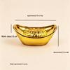 Mu Lue Mini Gold Metal Ingots: Simulation Gold Ingots for Crafts & Photo Frame Filler